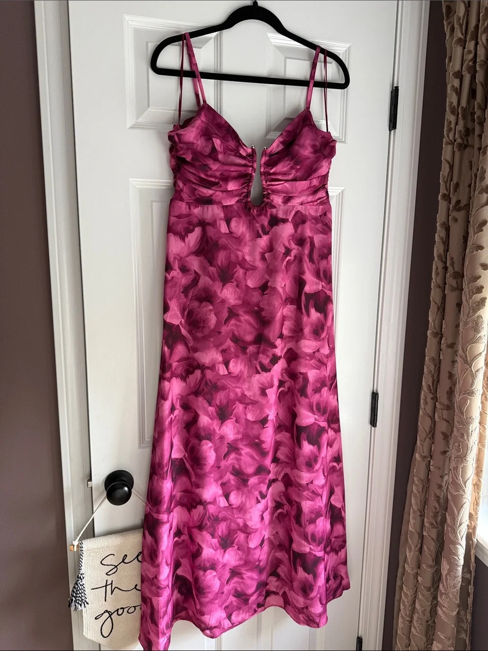 Abercrombie and Fitch Bra-free hardware maxi dress